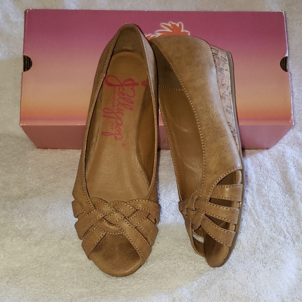 Comfort Fit Open Toe Wedge